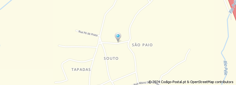 Mapa de Rua Professor Borges
