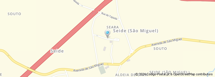 Mapa de Rua Raquel Castelo Branco