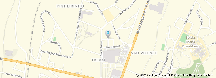 Mapa de Rua Silva Mendes