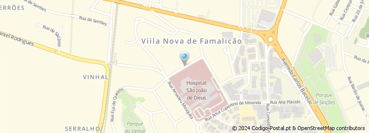Mapa de Rua Vasco Carvalho