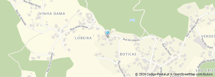 Mapa de Travessa da Lobeira