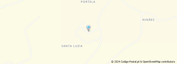 Mapa de Urbanização de Santa Luzia