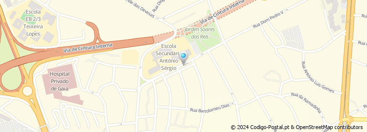 Mapa de Avenida Nuno Álvares