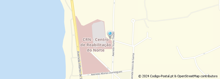 Mapa de Avenida Nuno Tristão