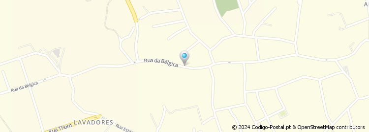 Mapa de Rua de Bélgica