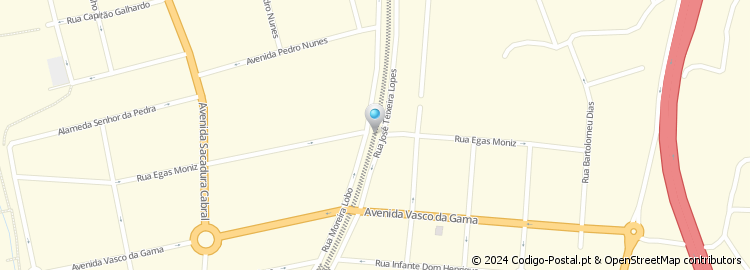 Mapa de Rua José Teixeira Lopes