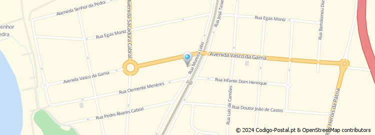 Mapa de Rua Moreira Lobo