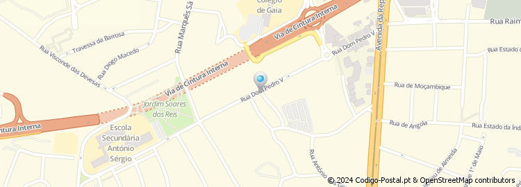 Mapa de Rua Quinta Agueiro
