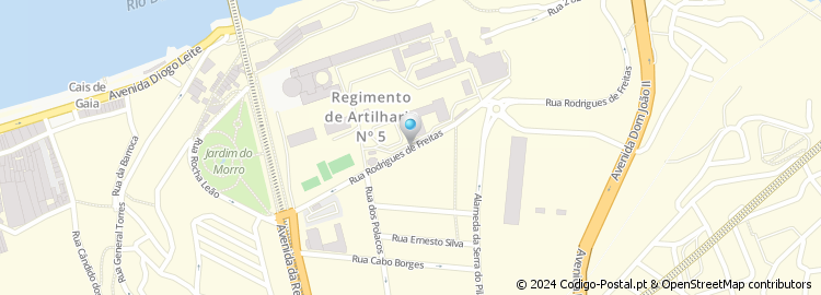 Mapa de Rua Rodrigues de Freitas