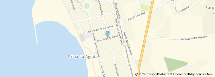 Mapa de Rua Vieira Costa