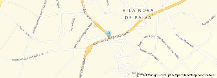 Mapa de Rua Padre José Sá Marques