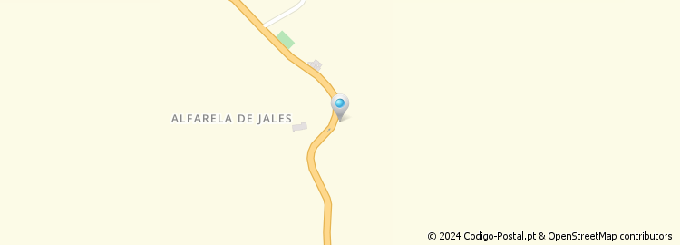 Mapa de Alfarela de Jales
