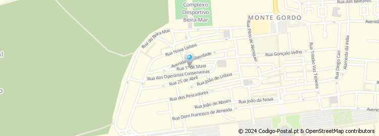 Mapa de Rua dos Primores