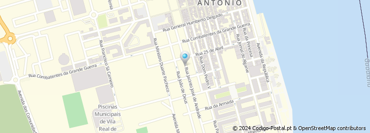 Mapa de Rua Jacinto José de Andrade