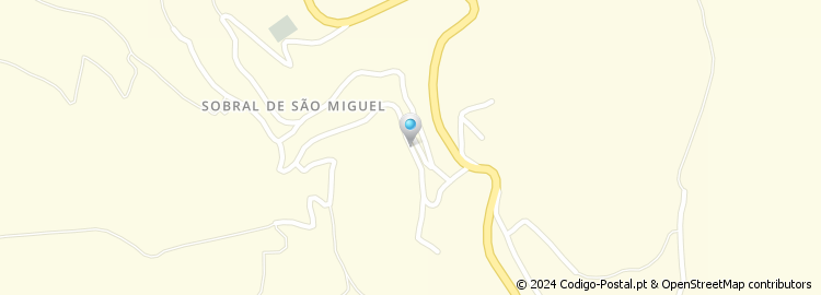 Mapa de Rua do Vale de São Miguel