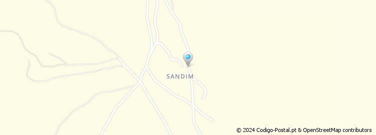 Mapa de Sandim