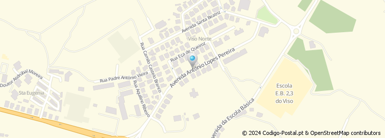 Mapa de Avenida António Lopes Pereira