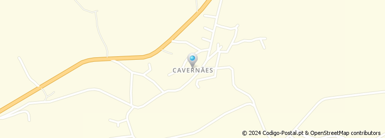 Mapa de Cavernães