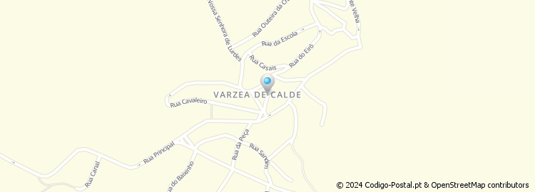 Mapa de Rua do Cruzeiro