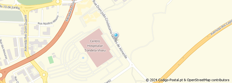 Mapa de Rua Dom João Crisóstomo Gomes de Almeida