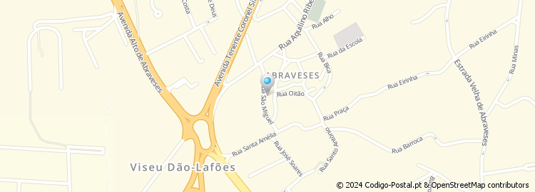 Mapa de Rua São Miguel